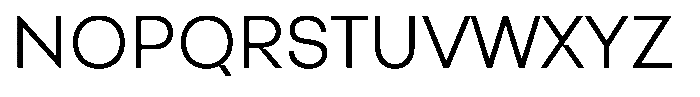 Raneva Light Font UPPERCASE