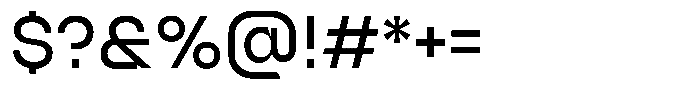 Raneva Medium Font OTHER CHARS