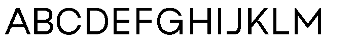 Raneva Regular Font UPPERCASE