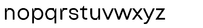 Raneva Regular Font LOWERCASE