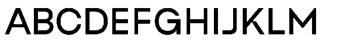 Raneva Semi Bold Font UPPERCASE