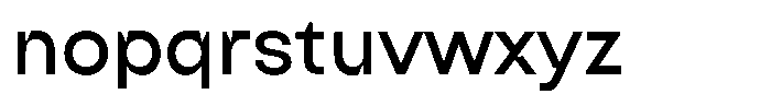 Raneva Semi Bold Font LOWERCASE