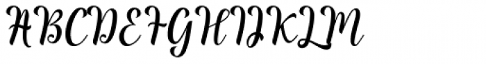 Ranfield Script Regular Font UPPERCASE