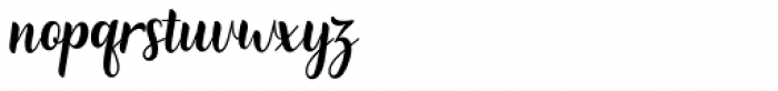 Ranfield Script Regular Font LOWERCASE