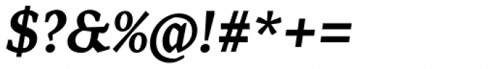 Range Serif Bold Italic Font OTHER CHARS