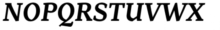 Range Serif Bold Italic Font UPPERCASE