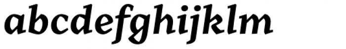 Range Serif Bold Italic Font LOWERCASE