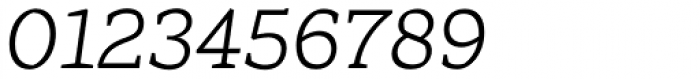 Range Serif Light Italic Font OTHER CHARS