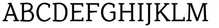 Range Serif Font UPPERCASE