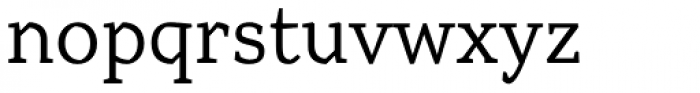 Range Serif Font LOWERCASE