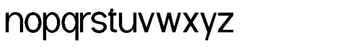 Rangled Font LOWERCASE