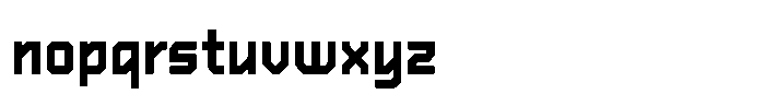 Rangmak Black Font LOWERCASE