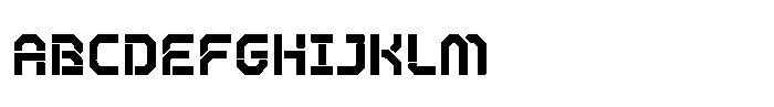 Rangmak Stencil Black Font UPPERCASE