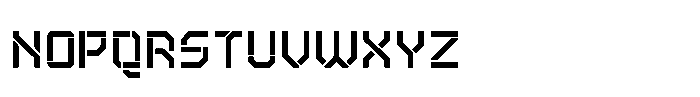 Rangmak Stencil Bold Font UPPERCASE