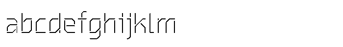 Rangmak Stencil Light FONT