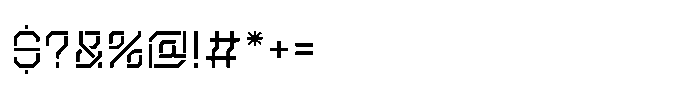 Rangmak Stencil Regular Font OTHER CHARS