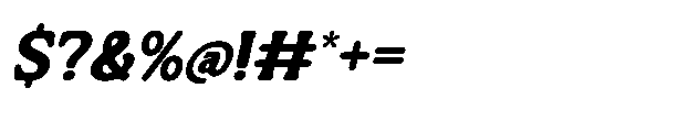 Rangu Halend Slant Italic Font OTHER CHARS