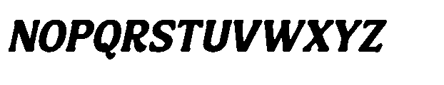 Rangu Halend Slant Italic Font UPPERCASE