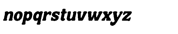 Rangu Halend Slant Italic Font LOWERCASE