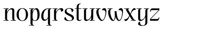 Raniega Regular Font LOWERCASE