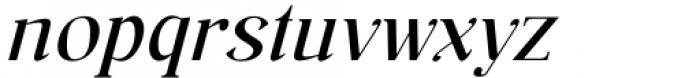 Ranira Light Italic Font LOWERCASE