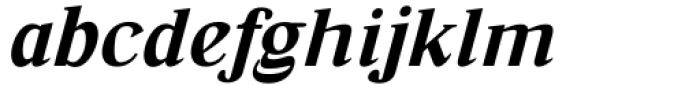 Ranira Medium Italic Font LOWERCASE