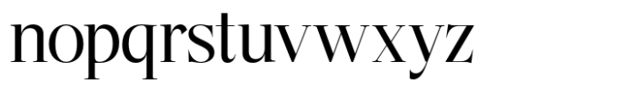 Ranoe family Regular Font LOWERCASE