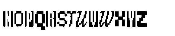 Ransom Pixel Font LOWERCASE