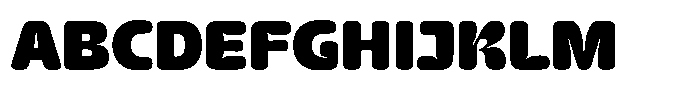 Rantaro Font UPPERCASE