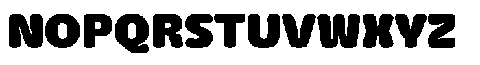 Rantaro Font UPPERCASE