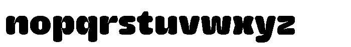 Rantaro Font LOWERCASE