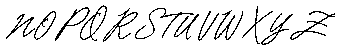 Rantica Maurich Medium Script Font UPPERCASE