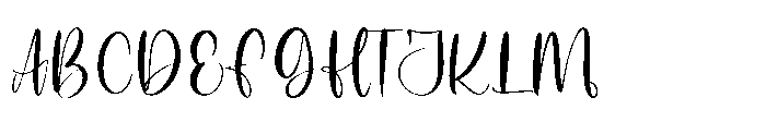 Raphity Font UPPERCASE