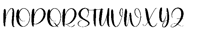 Raphity Font UPPERCASE