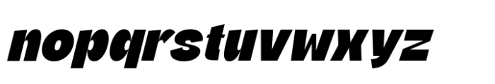 Rapid Squad Italic Font LOWERCASE