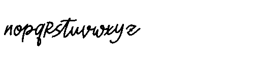 Rapika Logical Italic Font LOWERCASE