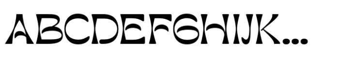 Rapsed Regular Font UPPERCASE