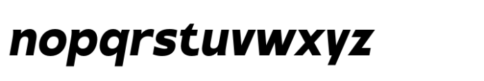 Rapvyh Extra Bold Italic Font LOWERCASE