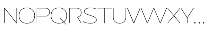 Rapvyh Thin Font UPPERCASE