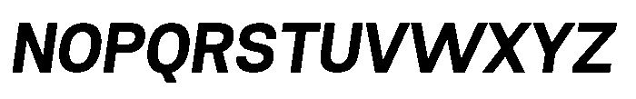 Rasa Sans Bold Italic Font UPPERCASE