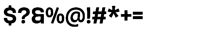 Rasa Sans Bold Font OTHER CHARS