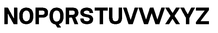 Rasa Sans Bold Font UPPERCASE