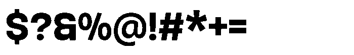 Rasa Sans Extra Bold Font OTHER CHARS