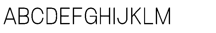 Rasa Sans Extra Light Font UPPERCASE