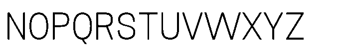 Rasa Sans Extra Light Font UPPERCASE