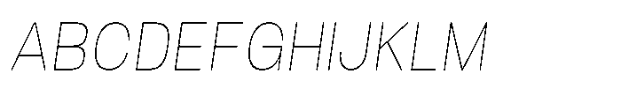 Rasa Sans Hairline Italic Font UPPERCASE