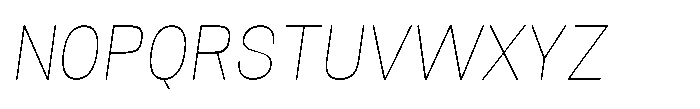 Rasa Sans Hairline Italic Font UPPERCASE