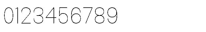Rasa Sans Hairline Font OTHER CHARS