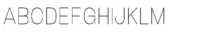 Rasa Sans Hairline Font UPPERCASE