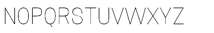 Rasa Sans Hairline Font UPPERCASE